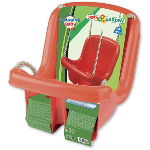 Swinging Baby Seat ( Green/Orange)
