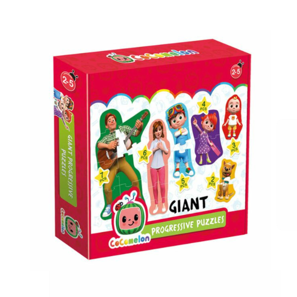 Cocomelon Giant Progressive Puzzles